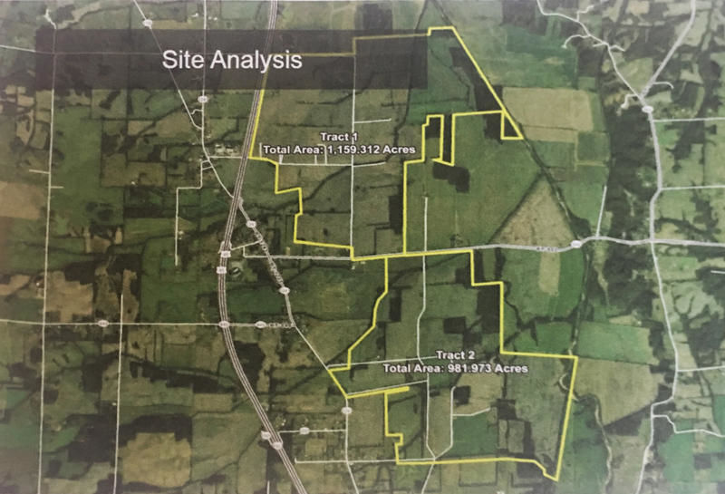 Megasite map